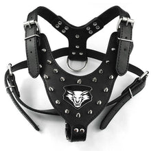 Load image into Gallery viewer, PU Leather Dog Harness
