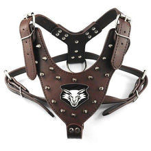 Load image into Gallery viewer, PU Leather Dog Harness
