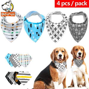 4pcs Bandana Cats Dogs