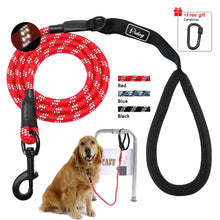 Load image into Gallery viewer, 5ft Reflective Nylon Dog Leash
