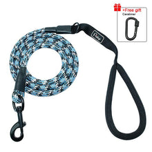 Load image into Gallery viewer, 5ft Reflective Nylon Dog Leash
