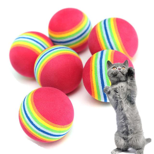 1Pc Colorful Cat ball