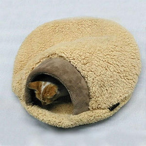 Warm Soft Flannels Cat Bed