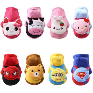 Cartoon Pet Dog Clothes For Dogs