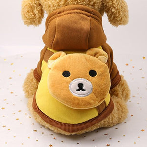 Cartoon Pet Dog Clothes For Dogs