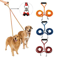 Load image into Gallery viewer, Double Leash for Two Dogs
